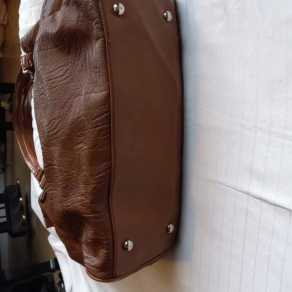 Aldo Faux Leather Oversized Brown Hobo Bag - Picture 5 of 13